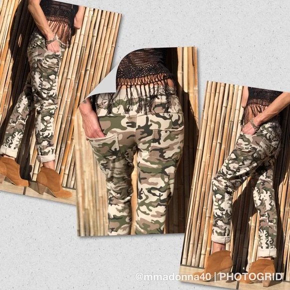 🌸SALE ENDS SUN🌸 NEW Cozy, Warm & Soft Camouflage Fleece Lounge Sweat Pants OS - Picture 6 of 8